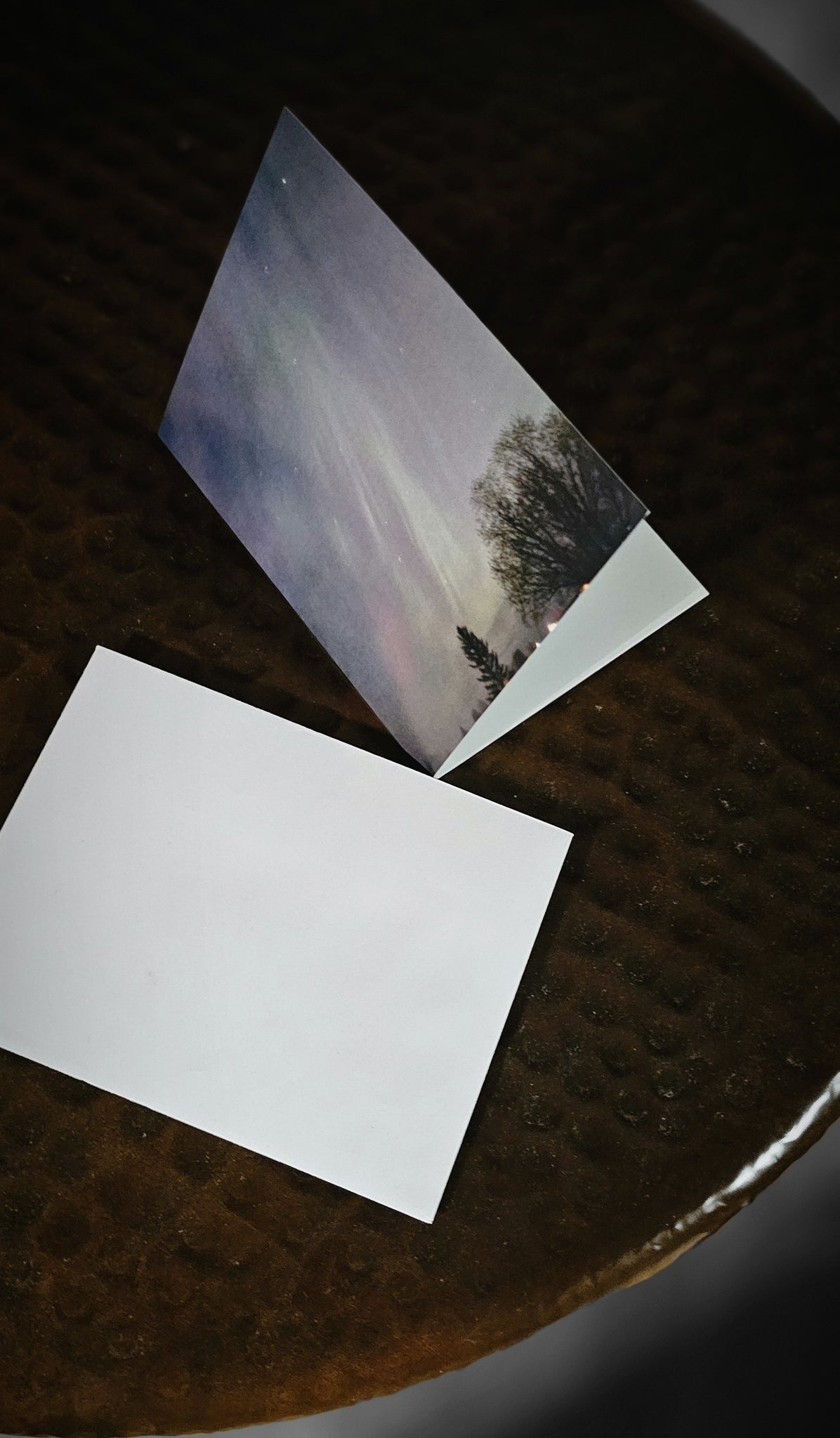 N. Night Sky Photo Card