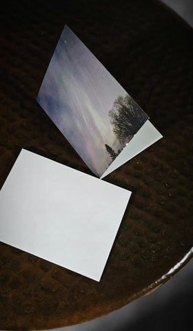 N. Night Sky Photo Card